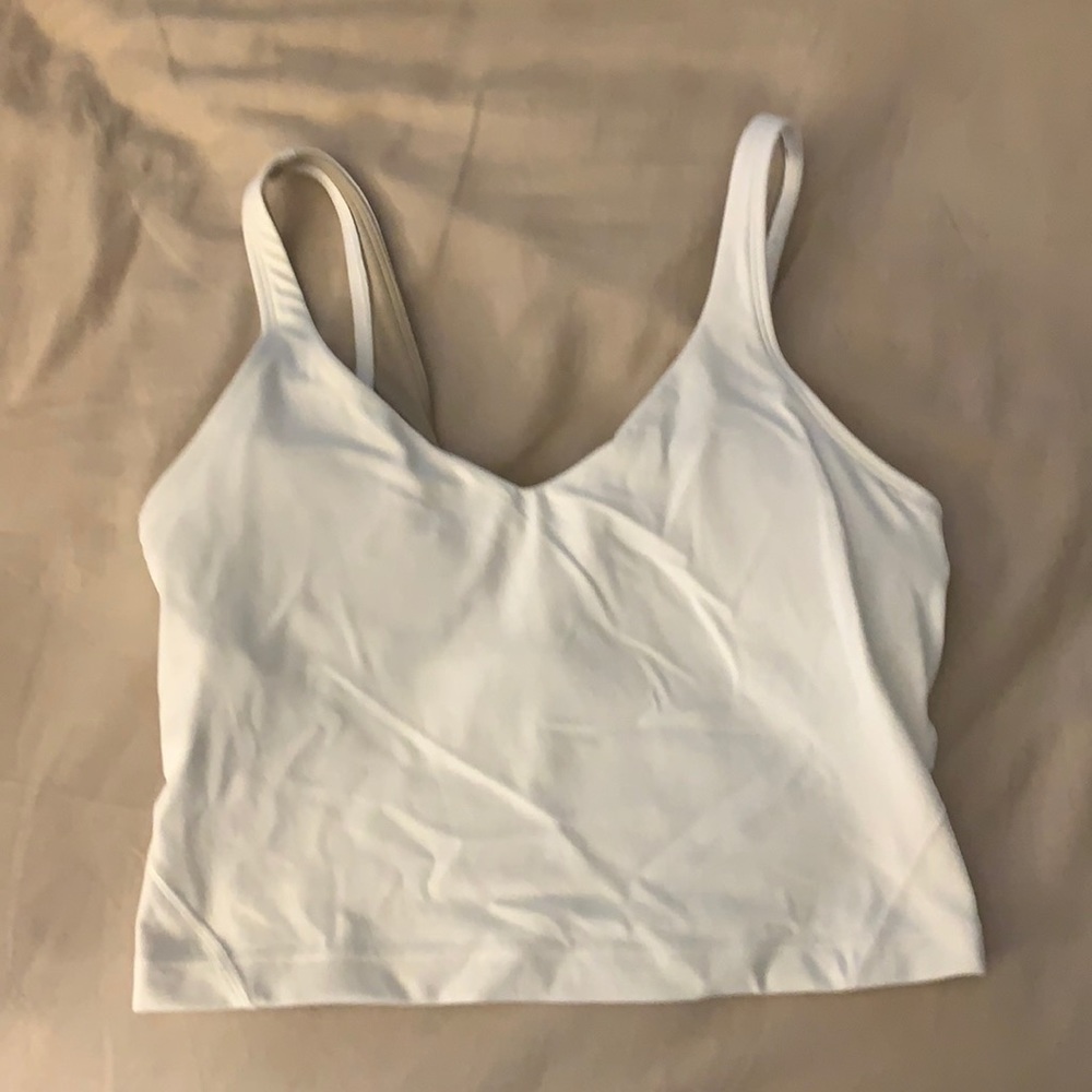 White Lululemon Align Tank
